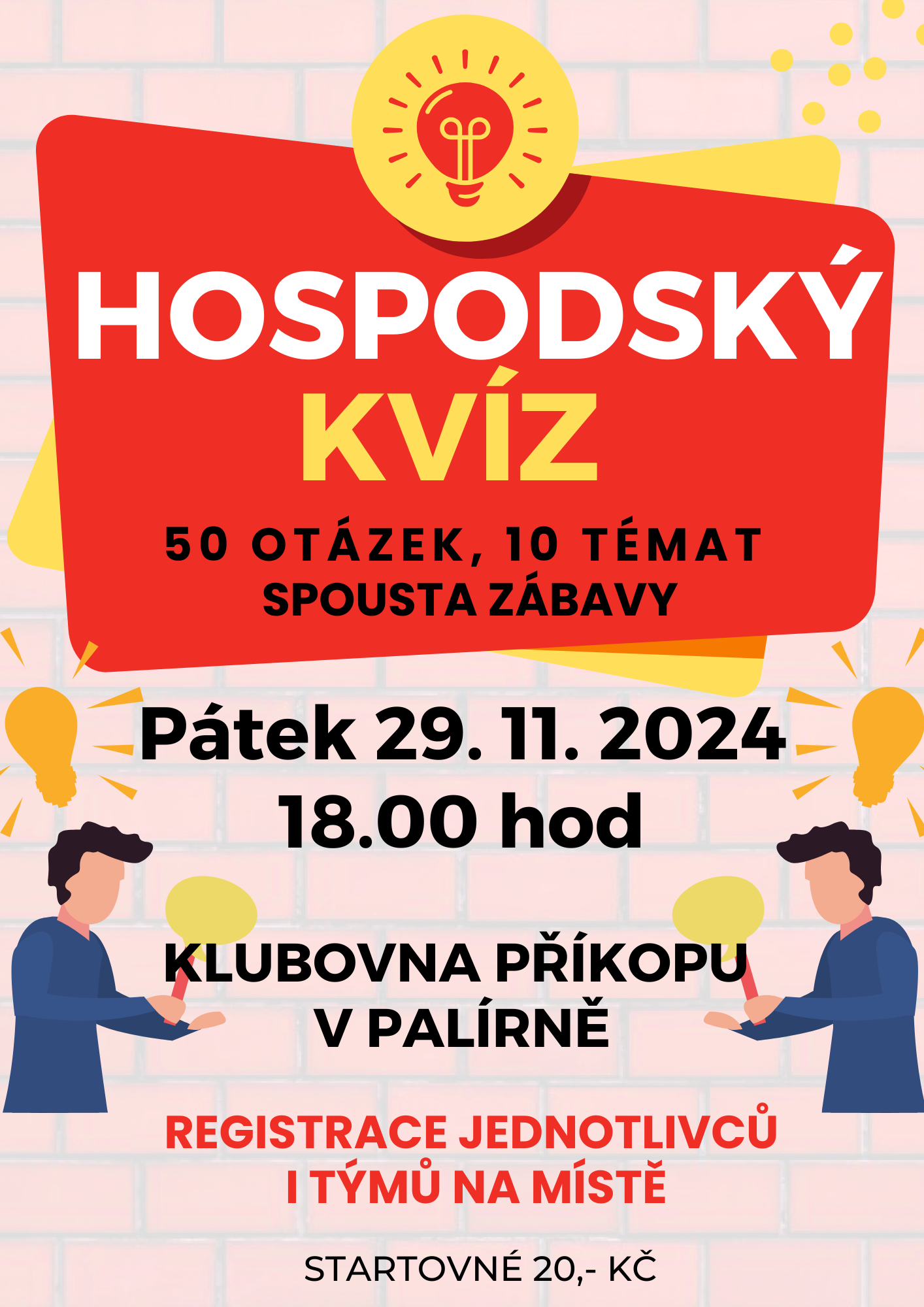 HOSPODSKÝ KVÍZ – 29. 11. 2024